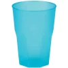 Plastglas Turkosblå 42 cl 6-pack