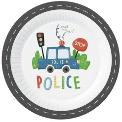 Police - Tallrikar 6-pack