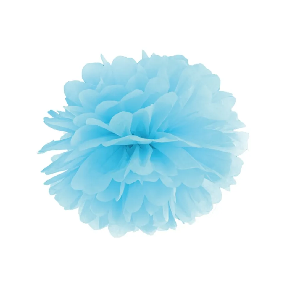 Pom Pom Ljusblå 25 cm
