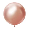 Premium Latexballonger Roséguld Chrome 60 cm 2-pack