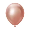 Premium Latexballonger Roséguld Chrome 45 cm 5-pack