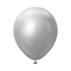 Premium Latexballonger Silver Chrome 45 cm 5-pack