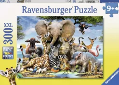 Ravensburger Pussel - Afrikanska djurvänner 300 bitar XXL