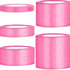 Satinband - Rosa 25 meter