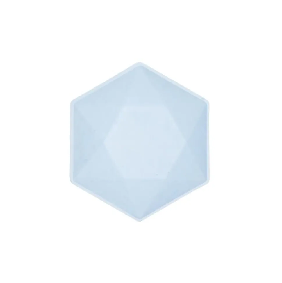 Skål Decor Premium Hexagon 16 cm Blå 6-pack
