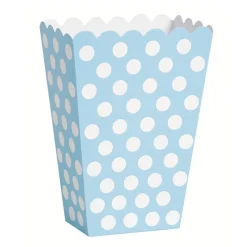 Snacksboxar Prickiga, ljusblå 8-pack