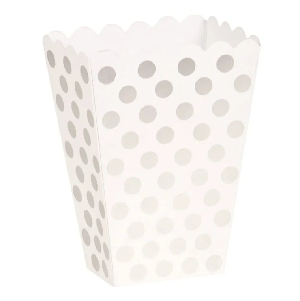 Snacksboxar Prickiga, Silver 8-pack
