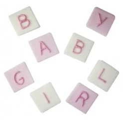 Sockerdekorationer Baby Girl 8-pack