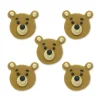 Sockerdekorationer Teddybjörnar 5-pack