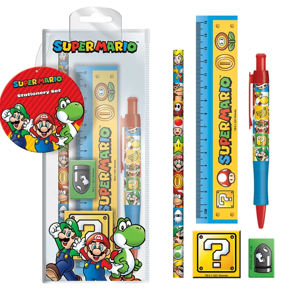 Super Mario Bros Skolset 5 delar