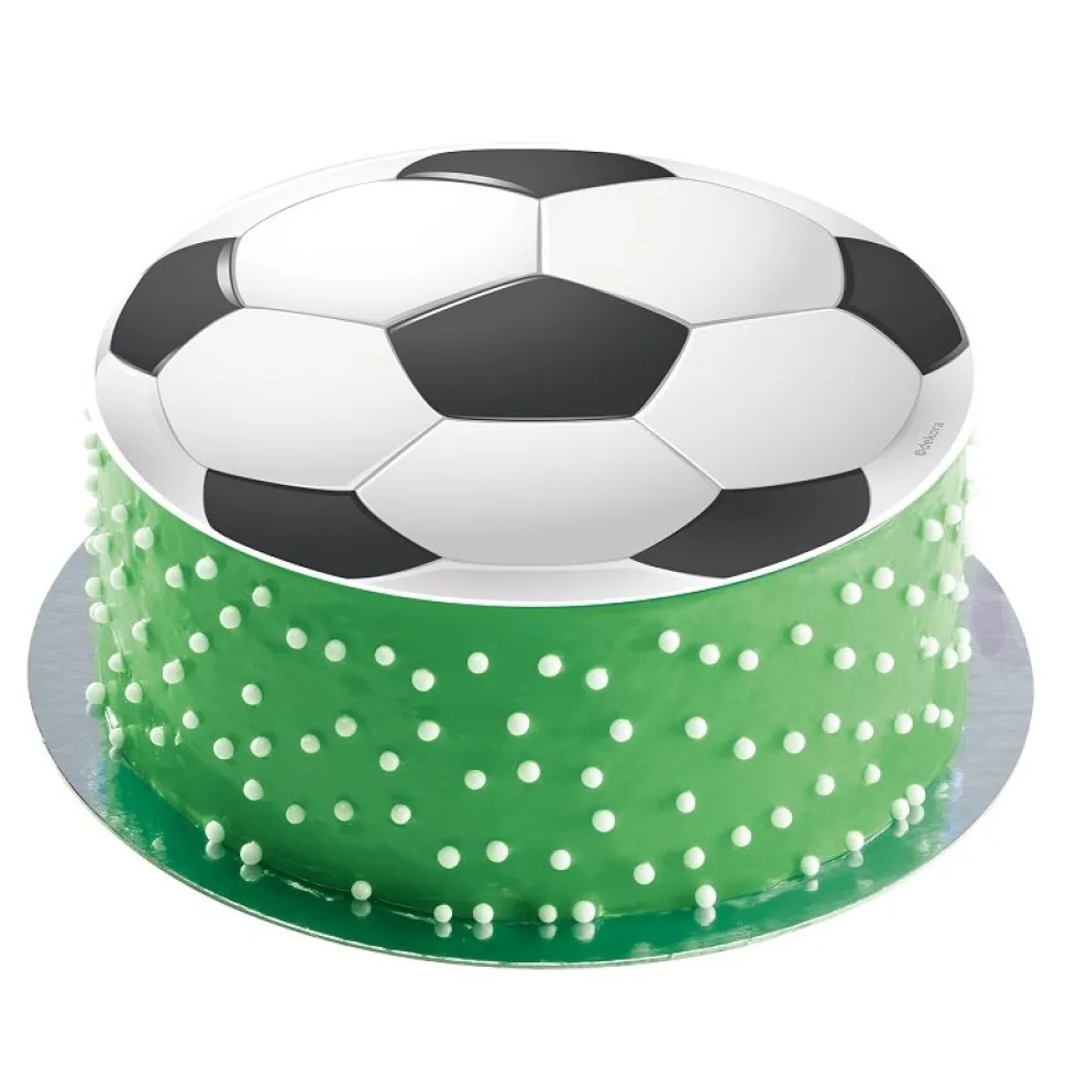 Tårtbild Fotboll - Oblat 20 cm