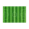 Tårtbild Fotbollsplan - Sockerpasta 15 x 21 cm