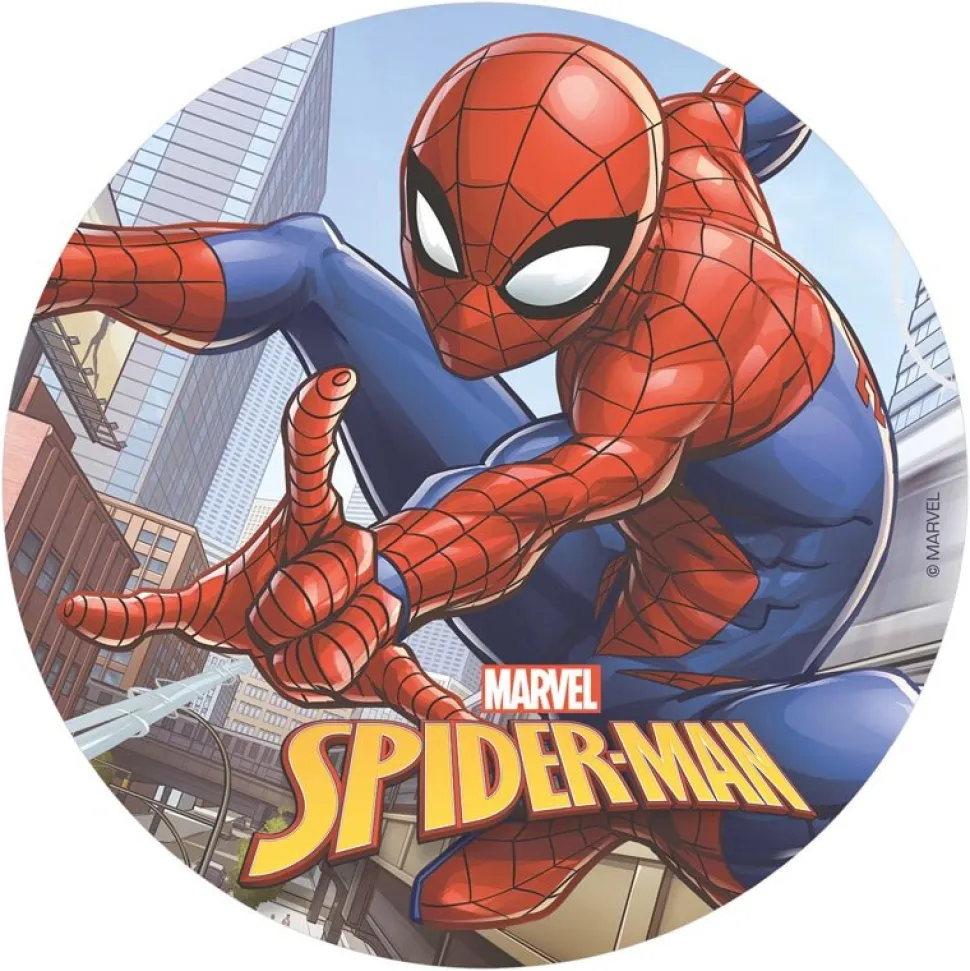 Tårtbild Spiderman - Oblat 20 cm
