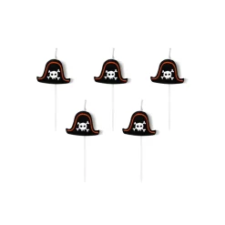Tårtljus - Pirat Party 5-pack